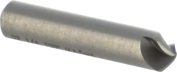 M.A. Ford - 1/4" Head Diam, 1/4" Shank Diam, 3 Flute 100° High Speed Steel Countersink - Americas Industrial Supply