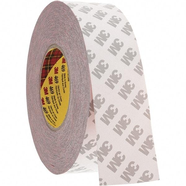 3M - 60 Yd Acrylic Adhesive Double Sided Tape - 5.5 mil Thick, Paper Liner - Americas Industrial Supply