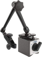 Noga - 60mm Long x 1-31/32" Wide Magnetic Indicator Base with On/Off Switch - 80 Kg Magnetic Pull - Americas Industrial Supply