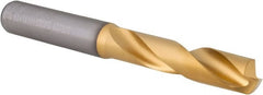 Kennametal - 7/16" 140° Spiral Flute Solid Carbide Screw Machine Drill Bit - Americas Industrial Supply