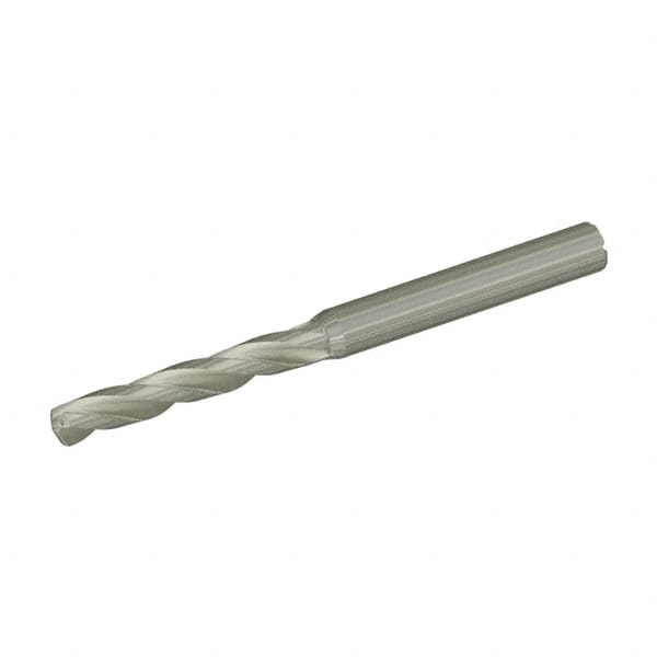 Kennametal - 8.5mm 130° Solid Carbide Jobber Drill - Bright Finish, Right Hand Cut, Spiral Flute, Straight Shank, 122mm OAL, Standard Point - Americas Industrial Supply