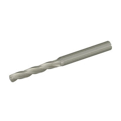 Kennametal - 8.5mm 130° Solid Carbide Jobber Drill - Bright Finish, Right Hand Cut, Spiral Flute, Straight Shank, 122mm OAL, Standard Point - Americas Industrial Supply
