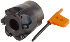 Kennametal - 50.8mm Cut Diam, 5mm Max Depth, 3/4" Arbor Hole, 7 Inserts, RD.. 1003... Insert Style, Indexable Copy Face Mill - KDM200 Cutter Style, 50.04mm High, Series KDM - Americas Industrial Supply