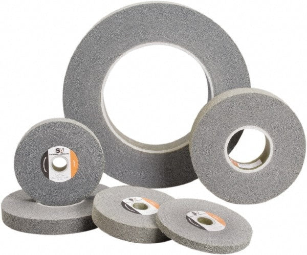 Standard Abrasives - 6" Diam, 1/2" Face Width, 1" Center Hole, Fine Grade, Silicon Carbide Deburring Wheel - Americas Industrial Supply