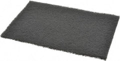 3M - Ultra Fine Grade, Silicon Carbide Hand Pad - Gray, 6" Wide x 9" Long, Nonwoven - Americas Industrial Supply