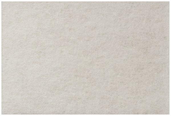 3M - Super Fine Grade, Aluminum Silicate Hand Pad - White, 6" Wide x 9" Long, Nonwoven - Americas Industrial Supply