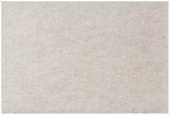 3M - Super Fine Grade, Aluminum Silicate Hand Pad - White, 6" Wide x 9" Long, Nonwoven - Americas Industrial Supply