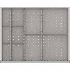 LISTA - 10-Compartment Drawer Divider Layout for 3.15" High Drawers - Americas Industrial Supply