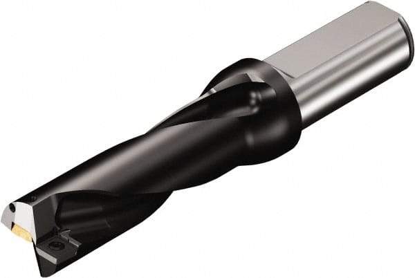 Sandvik Coromant - 68mm Max Drill Depth, 3.02326xD, 21.5mm Diam, Indexable Insert Drill - 2 Inserts, 25mm Shank Diam, Flange Shank - Americas Industrial Supply