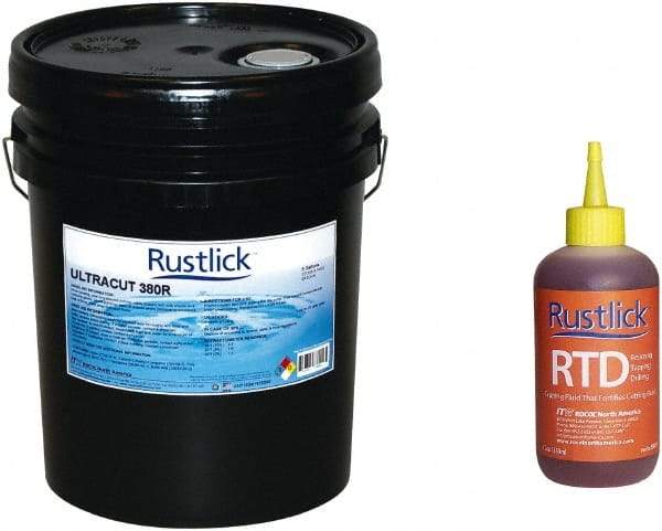 Rustlick - Ultracut 380R, 5 Gal Pail Cutting & Grinding Fluid - Semisynthetic - Americas Industrial Supply