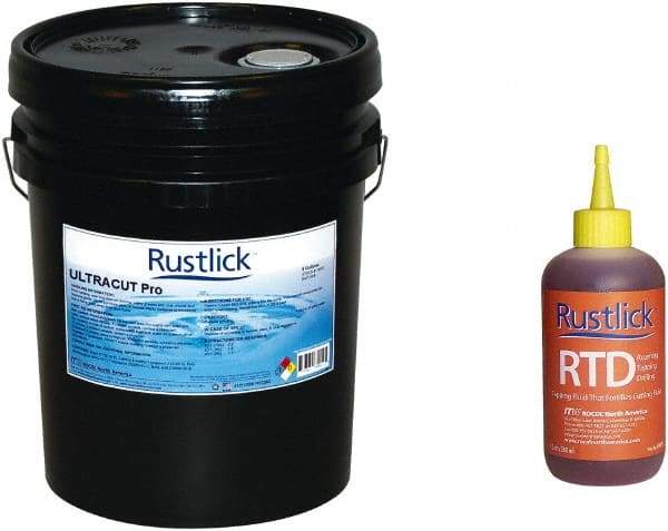 Rustlick - Rustlick Ultracut Pro/PowerCool Pro, 5 Gal Pail Cutting & Grinding Fluid - Water Soluble - Americas Industrial Supply