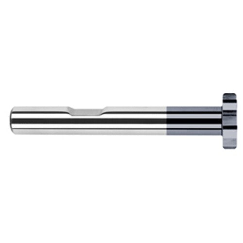 1.0000″ (1″) Cutter Diameter × 0.0300″ Radius × 0.2500″ (1/4″) Width Carbide Corner Radius Large Diameter Standard Keyseat Cutter, 12 Flutes, AlTiN Coated - Exact Industrial Supply
