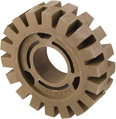 PRO-SOURCE - 4" Diam Angle & Disc Grinder Eraser Wheel - For Use with Utility Surface Blasters - Americas Industrial Supply