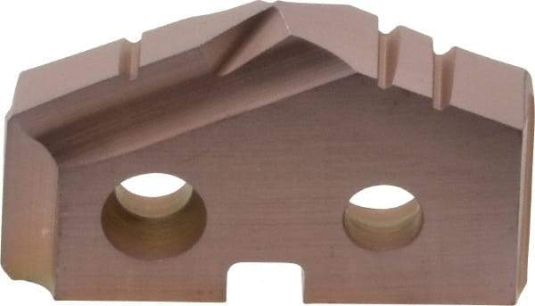 Allied Machine and Engineering - 7/8" Diam x 5/32" Thick, Seat Code 1, 132° Included Angle Spade Drill Insert - AM200 Coated, Cobalt, Grade Super Cobalt, Series GEN2 T-A - Americas Industrial Supply