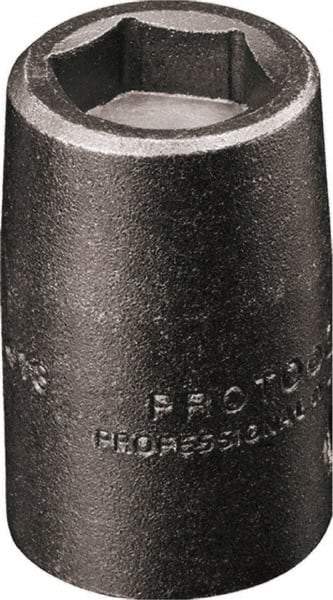 Proto - 3/8" Drive 14mm Standard Magnetic Impact Socket - 6 Points, 1-3/16" OAL - Americas Industrial Supply