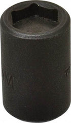 Proto - 3/8" Drive 12mm Standard Magnetic Impact Socket - 6 Points, 1-5/32" OAL - Americas Industrial Supply