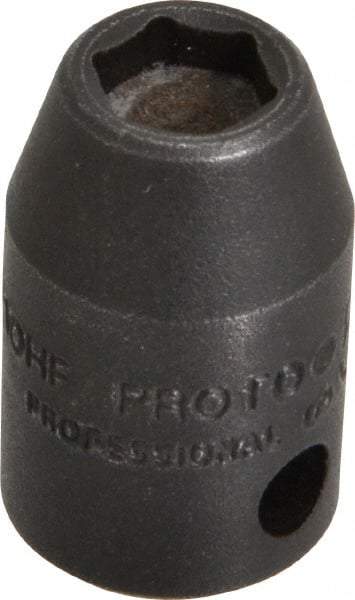 Proto - 3/8" Drive 5/16" Standard Magnetic Impact Socket - 6 Points, 1-3/32" OAL - Americas Industrial Supply