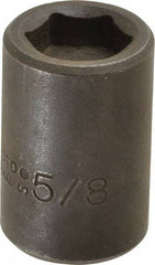 Proto - 1/2" Drive 5/8" Standard Magnetic Impact Socket - 6 Points, 1-1/2" OAL - Americas Industrial Supply