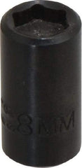 Proto - 1/4" Drive, Power Socket - 6 Points, 15/16" OAL - Americas Industrial Supply