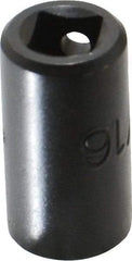 Proto - 1/4" Drive, 5/16" Socket, Power Socket - 6 Points, 15/16" OAL - Americas Industrial Supply
