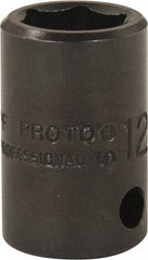Proto - 3/8" Drive, Power Socket - 6 Points, 1-5/32" OAL - Americas Industrial Supply