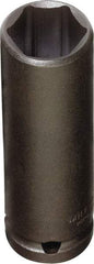 Proto - 3/8" Drive 18mm Deep Thin Wall Impact Socket - 6 Points, 2" OAL - Americas Industrial Supply