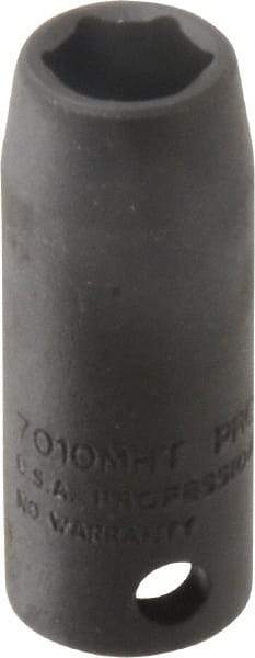 Proto - 3/8" Drive 10mm Deep Thin Wall Impact Socket - 6 Points, 2" OAL - Americas Industrial Supply