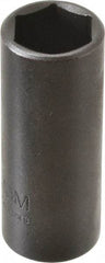 Proto - 3/8" Drive 15mm Deep Thin Wall Impact Socket - 6 Points, 2" OAL - Americas Industrial Supply