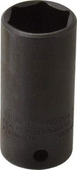 Proto - 3/8" Drive 19mm Deep Thin Wall Impact Socket - 6 Points, 2" OAL - Americas Industrial Supply
