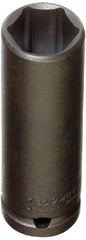 Proto - 1/2" Drive 12mm Deep Thin Wall Impact Socket - 6 Points, 3-1/4" OAL - Americas Industrial Supply
