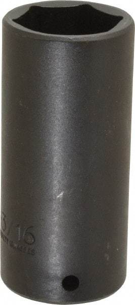 Proto - 1/2" Drive 1-3/16" Deep Thin Wall Impact Socket - 6 Points, 3-1/2" OAL - Americas Industrial Supply