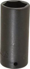 Proto - 1/2" Drive 1-3/16" Deep Thin Wall Impact Socket - 6 Points, 3-1/2" OAL - Americas Industrial Supply