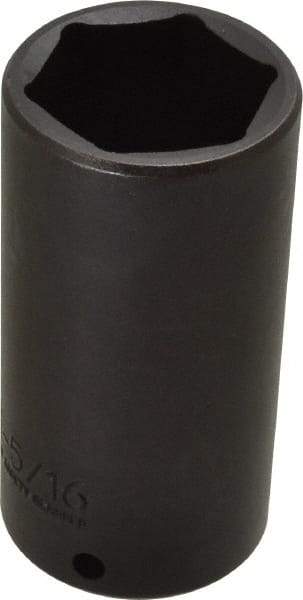 Proto - 1/2" Drive 1-5/16" Deep Thin Wall Impact Socket - 6 Points, 3-1/2" OAL - Americas Industrial Supply