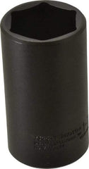 Proto - 1/2" Drive 1-7/16" Deep Thin Wall Impact Socket - 6 Points, 3-1/2" OAL - Americas Industrial Supply