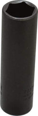 Proto - 1/2" Drive 17mm Deep Thin Wall Impact Socket - 6 Points, 3-1/4" OAL - Americas Industrial Supply