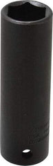 Proto - 1/2" Drive 18mm Deep Thin Wall Impact Socket - 6 Points, 3-1/4" OAL - Americas Industrial Supply