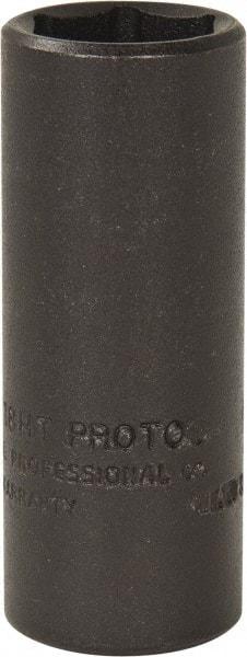 Proto - 3/8" Drive 9/16" Deep Thin Wall Impact Socket - 6 Points, 2" OAL - Americas Industrial Supply