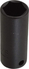 Proto - 3/8" Drive 5/8" Deep Thin Wall Impact Socket - 6 Points, 2-1/8" OAL - Americas Industrial Supply