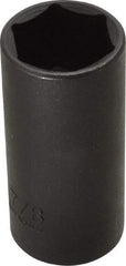Proto - 3/8" Drive 7/8" Deep Thin Wall Impact Socket - 6 Points, 2-1/2" OAL - Americas Industrial Supply