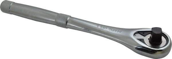 Proto - 1/2" Drive Pear Head Ratchet - Chrome Finish, 10-1/2" OAL, 45 Gear Teeth, Standard Full Polish Handle, Standard Head - Americas Industrial Supply