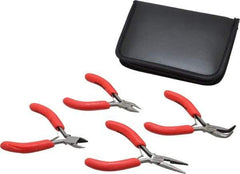 Proto - 4 Piece Mini Plier Set - Comes in Kit Bag - Americas Industrial Supply