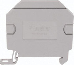 Schneider Electric - 2mm High, Terminal Block Partition Plate - Use with NSYTR Series Screw Terminal Blocks - Americas Industrial Supply