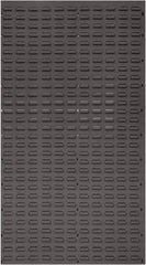 Quantum Storage - 36" Wide x 61" High, Gray Louvered Bin Panel - Use with Stack and Hang Bins - Americas Industrial Supply