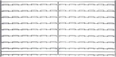 Quantum Storage - 36" Wide x 18" High, Chrome Louvered Bin Panel - Use with Stack and Hang Bins - Americas Industrial Supply
