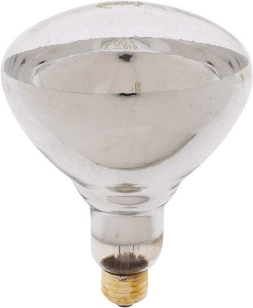 Philips - 250 Watt Incandescent Flood/Spot Medium Screw Lamp - 2,700°K Color Temp, 2,700 Lumens, 120 Volts, Dimmable, BR40, 5,000 hr Avg Life - Americas Industrial Supply