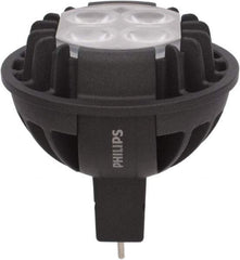 Philips - 7 Watt LED Commercial/Industrial 2 Pin Lamp - 3,000°K Color Temp, 370 Lumens, 12 Volts, Dimmable, MRC16, 35,000 hr Avg Life - Americas Industrial Supply