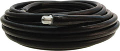 Continental ContiTech - 30' Long, 3/8 Male Rigid x Male Swivel, -20 to 250°F, Nitrile High Temp & High Pressure Hose - 3/8" ID x 0.69" OD, Black, 4,000 Max psi - Americas Industrial Supply