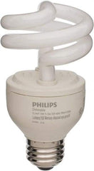 Philips - 14 Watt Fluorescent Residential/Office Medium Screw Lamp - 2,700°K Color Temp, 950 Lumens, 120 Volts, EL/mDT, 10,000 hr Avg Life - Americas Industrial Supply