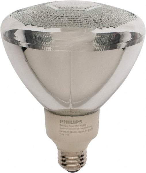 Philips - 20 Watt Fluorescent Flood/Spot Medium Screw Lamp - 2,700°K Color Temp, 850 Lumens, 120 Volts, PAR38, 8,000 hr Avg Life - Americas Industrial Supply