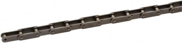 U.S. Tsubaki - 2" Pitch, ANSI C2080H, Double Pitch Roller Chain - Chain No. C2080H, 2,400 Lb. Capacity, 10 Ft. Long, 5/8" Roller Diam, 5/8" Roller Width - Americas Industrial Supply
